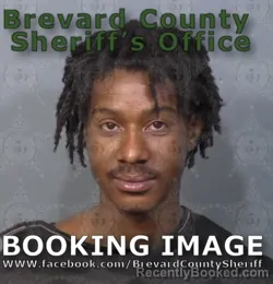 Mugshot of Devonte Mychael Shea Johnson booked in Brevard County, Florida on August 12, 2026