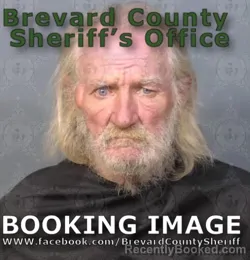 Mugshot of Gary Lee Thomas booked in Brevard County, Florida on August 12, 2026