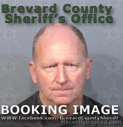 Mugshot of Graham Donald Garson booked in Brevard County, Florida on August 12, 2026