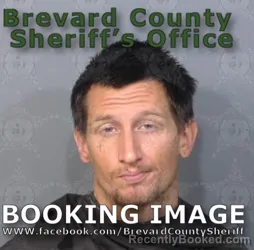 Mugshot of Jacob Matthew Robinson booked in Brevard County, Florida on August 12, 2026