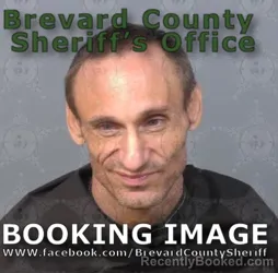 Mugshot of George Berjamin Stoner booked in Brevard County, Florida on August 12, 2026