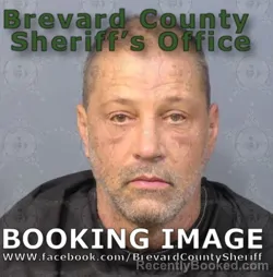Mugshot of Bryan Howard Fowler booked in Brevard County, Florida on August 12, 2026