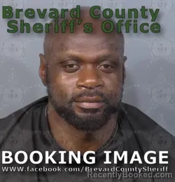 Mugshot of Roberto Benjamin Carter booked in Brevard County, Florida on August 13, 2026