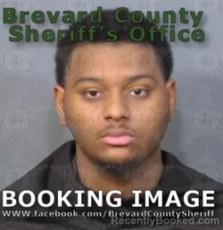Mugshot of Hearard Muller booked in Brevard County, Florida on August 13, 2026