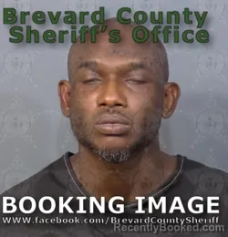 Mugshot of Kentrel Dwayne George booked in Brevard County, Florida on August 14, 2026