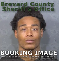 Mugshot of Aviante Marquell Johnson booked in Brevard County, Florida on August 14, 2026