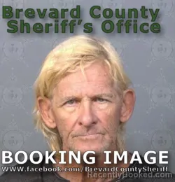 Mugshot of Darrell Jean Underwood booked in Brevard County, Florida on August 14, 2026