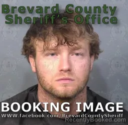 Mugshot of Nicholas Harbison booked in Brevard County, Florida on August 14, 2026