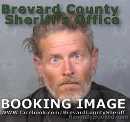 Mugshot of Jeremy Quinn Dycus booked in Brevard County, Florida on August 14, 2026