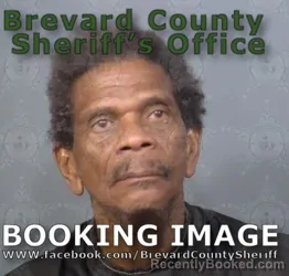 Mugshot of Roy Lee Thomas booked in Brevard County, Florida on August 14, 2026