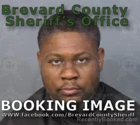 Mugshot of Johnathan Antonio Walker booked in Brevard County, Florida on August 14, 2026