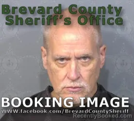 Mugshot of Michael Christopher Barnard booked in Brevard County, Florida on August 14, 2026