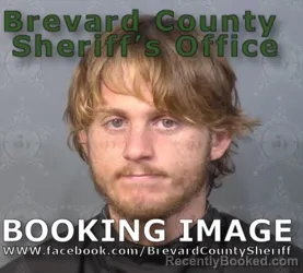 Mugshot of Paul Andrew Moore booked in Brevard County, Florida on August 14, 2026