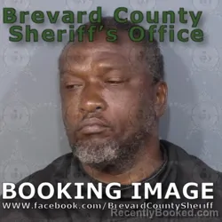 Mugshot of Laurence James Jones booked in Brevard County, Florida on August 15, 2026