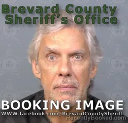 Mugshot of Daniel Nicholson booked in Brevard County, Florida on August 15, 2026