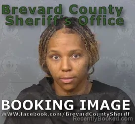 Mugshot of Chareka Rachena Baggett booked in Brevard County, Florida on August 15, 2026