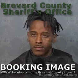 Mugshot of Eric Marquet Ellison booked in Brevard County, Florida on August 15, 2026