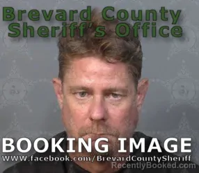 Mugshot of Brandon Matthew Bestwick booked in Brevard County, Florida on August 16, 2026