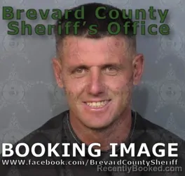 Mugshot of David Michael Holstein booked in Brevard County, Florida on August 16, 2026