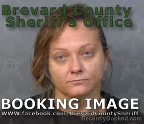 Mugshot of Jacqueline Amanda Loudermilk booked in Brevard County, Florida on August 16, 2026