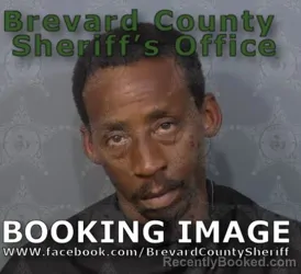 Mugshot of Israel Napoleon Johnson booked in Brevard County, Florida on August 16, 2026
