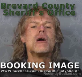 Mugshot of Dustin Lee Barnette booked in Brevard County, Florida on August 16, 2026