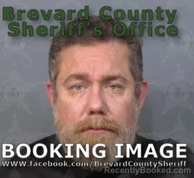 Mugshot of Matthew Peter Bretz booked in Brevard County, Florida on August 16, 2026