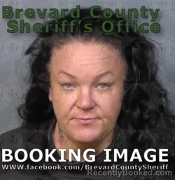 Mugshot of Cassandra Elaine Childs booked in Brevard County, Florida on August 17, 2026