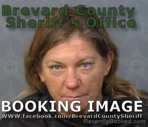 Mugshot of Tiffany Marie Campos booked in Brevard County, Florida on August 17, 2026