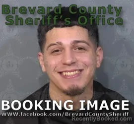 Mugshot of Jorge Ivan Vazquez booked in Brevard County, Florida on August 17, 2026
