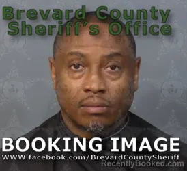 Mugshot of Donte James Lemmon booked in Brevard County, Florida on August 17, 2026