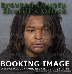 Mugshot of Zion Baptiste Dione booked in Brevard County, Florida on August 17, 2026