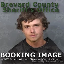 Mugshot of Tucker Dee Hinebaugh booked in Brevard County, Florida on August 17, 2026