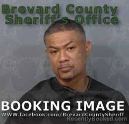 Mugshot of Andre Marcel Edwards booked in Brevard County, Florida on August 18, 2026