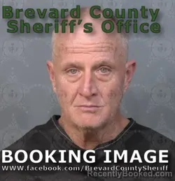 Mugshot of Edward Gerard Kneipher booked in Brevard County, Florida on August 18, 2026