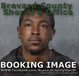 Mugshot of Marquavious Lavarie Sharp booked in Brevard County, Florida on August 18, 2026