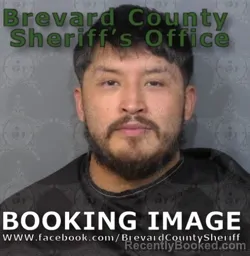 Mugshot of Arturo Bautista booked in Brevard County, Florida on August 18, 2026