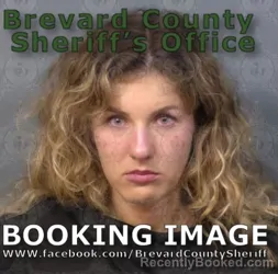 Mugshot of Sarah Elizabeth Nies booked in Brevard County, Florida on August 18, 2026