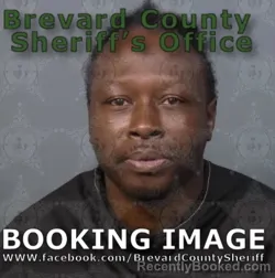 Mugshot of Mario Loyd Thomas booked in Brevard County, Florida on August 18, 2026