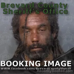 Mugshot of David Lee Thompson booked in Brevard County, Florida on August 18, 2026