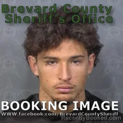 Mugshot of Gabriel Luiz De Araujo booked in Brevard County, Florida on August 18, 2026