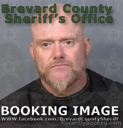 Mugshot of Brent Gene Williamson booked in Brevard County, Florida on August 18, 2026