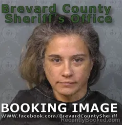 Mugshot of Shirley Consuela Aranda booked in Brevard County, Florida on August 18, 2026