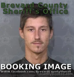 Mugshot of Logan Michael Knapp booked in Brevard County, Florida on August 18, 2026
