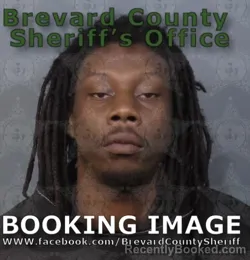 Mugshot of Marcus Devon Wiggins booked in Brevard County, Florida on August 18, 2026