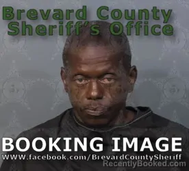 Mugshot of James Ivory Richardson booked in Brevard County, Florida on August 19, 2026
