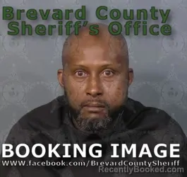 Mugshot of Gustave Junior Olivier booked in Brevard County, Florida on August 19, 2026