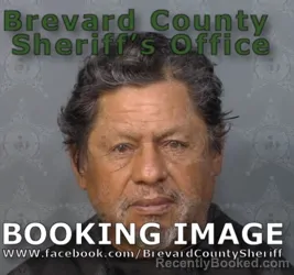Mugshot of Gustavo Soto Garcia booked in Brevard County, Florida on August 19, 2026
