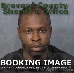 Mugshot of Brandon Dyshon Mcdade booked in Brevard County, Florida on August 19, 2026