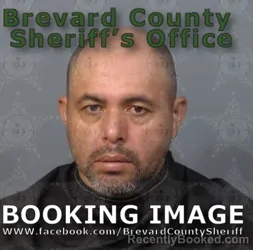 Mugshot of Marco A Paredes Soto booked in Brevard County, Florida on August 19, 2026